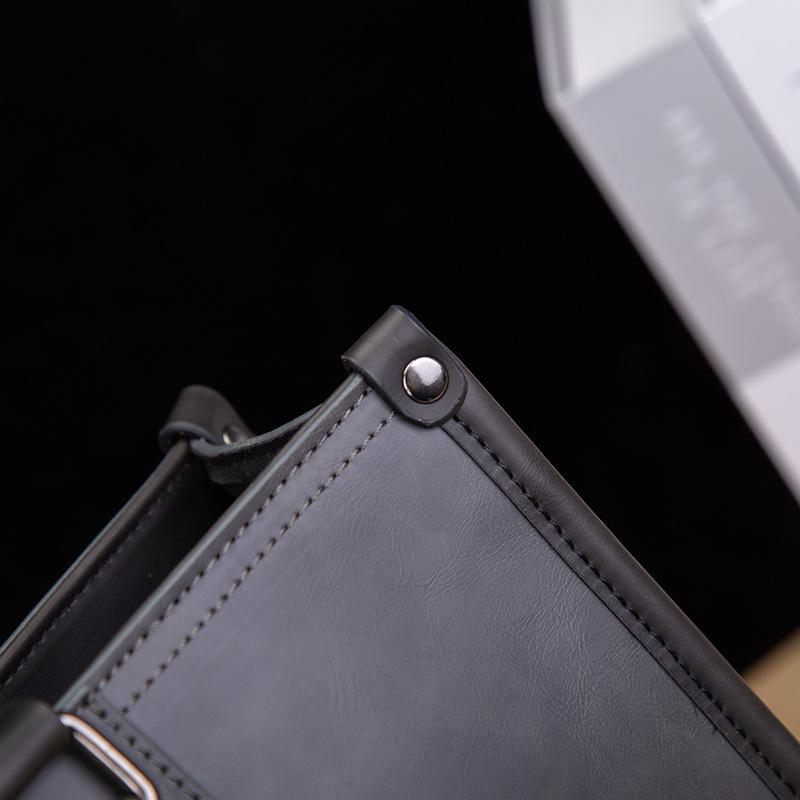 Мужская сумка через плечо Business Commuter Messenger Bag 14 дюймов Компьютерная сумка Швейный износостойкий портфель