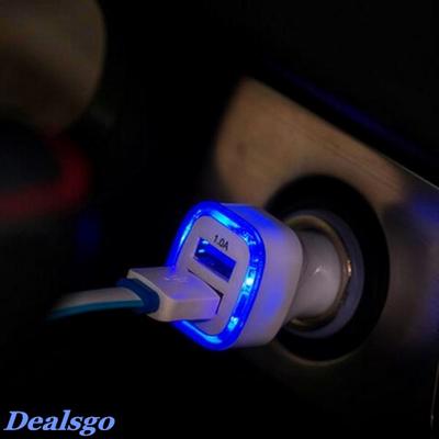 2.1A LED USB Dual 2 Port Hot Adapter Socket Автомобильное зарядное устройство для Iphone / Samsung / HTC