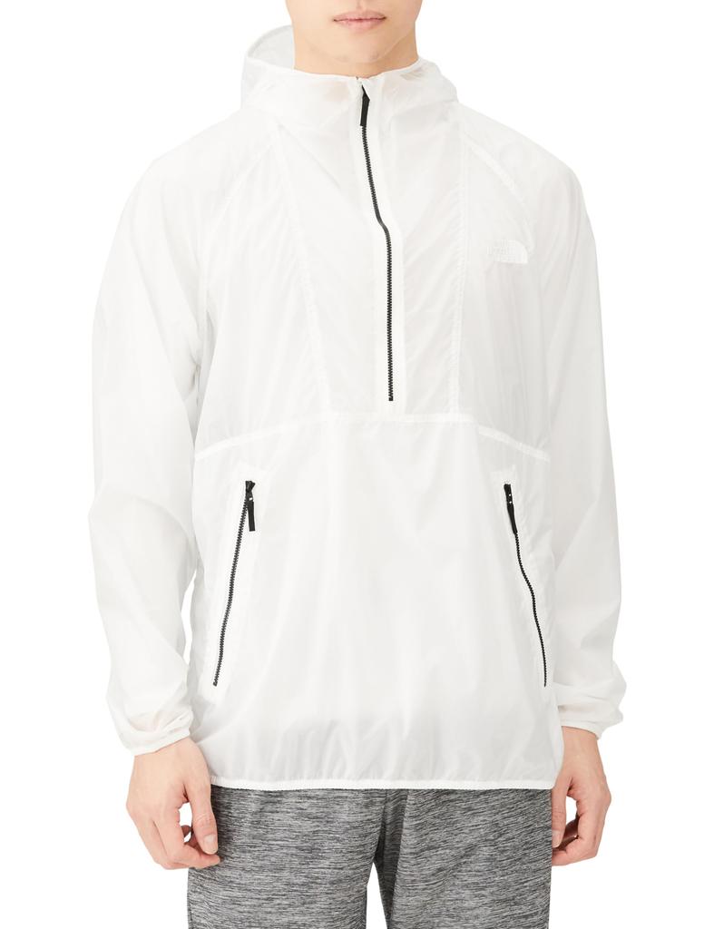 The North Face Free Run Size 2L Anorak, Unisex, Water-Repellent, Windproof, Lightweight, Clear,