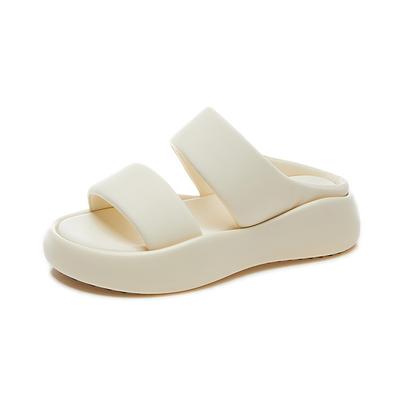 Тапочки женские 2025 лето новые женские облачные пляжные тапочки женские повседневные женская одежда половина