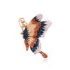 Elegant Enamel Painted Butterfly Brooch, High-end Women's Luxurious, Fashionable and Exquisite Brooch