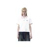 Levis SS24 Paris Limited Edition Capsule Collection Polo Shirt With Embroidered Logo Women Tops White 0023U-0000