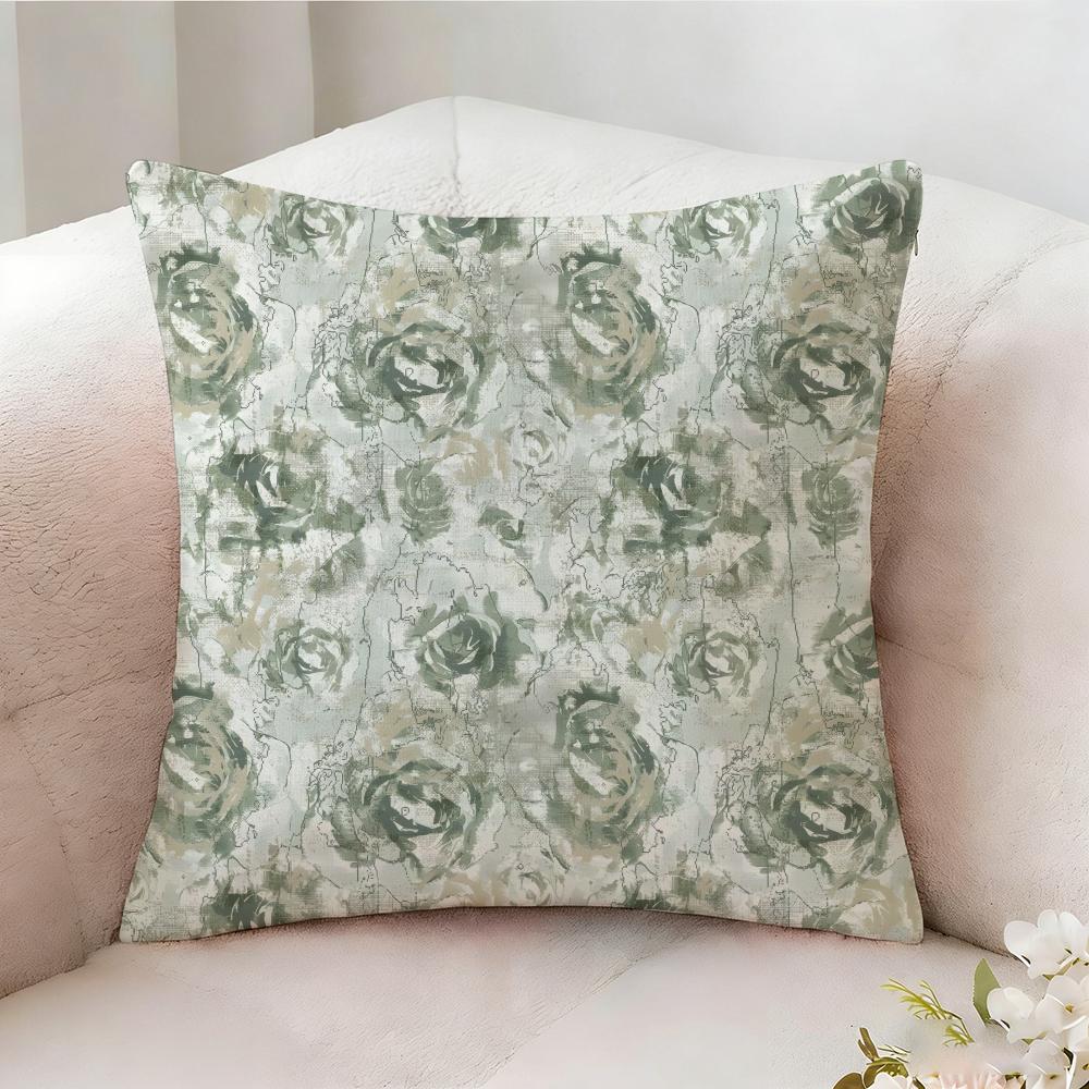 Retro Prints Pillow Case Pillowcase Doublesided Printed Sofa Cushion Bedroom Headboard Pillow