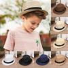 Children Kids Summer Beach Jazz Panama Fedora Hat Gangster Cap