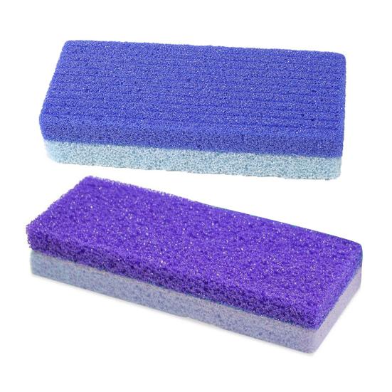Foot Pumice Stone with Stripes Double-Sided Hard Skin Callus Remover And Exfoliator Professional Pedicure Tool for Feet