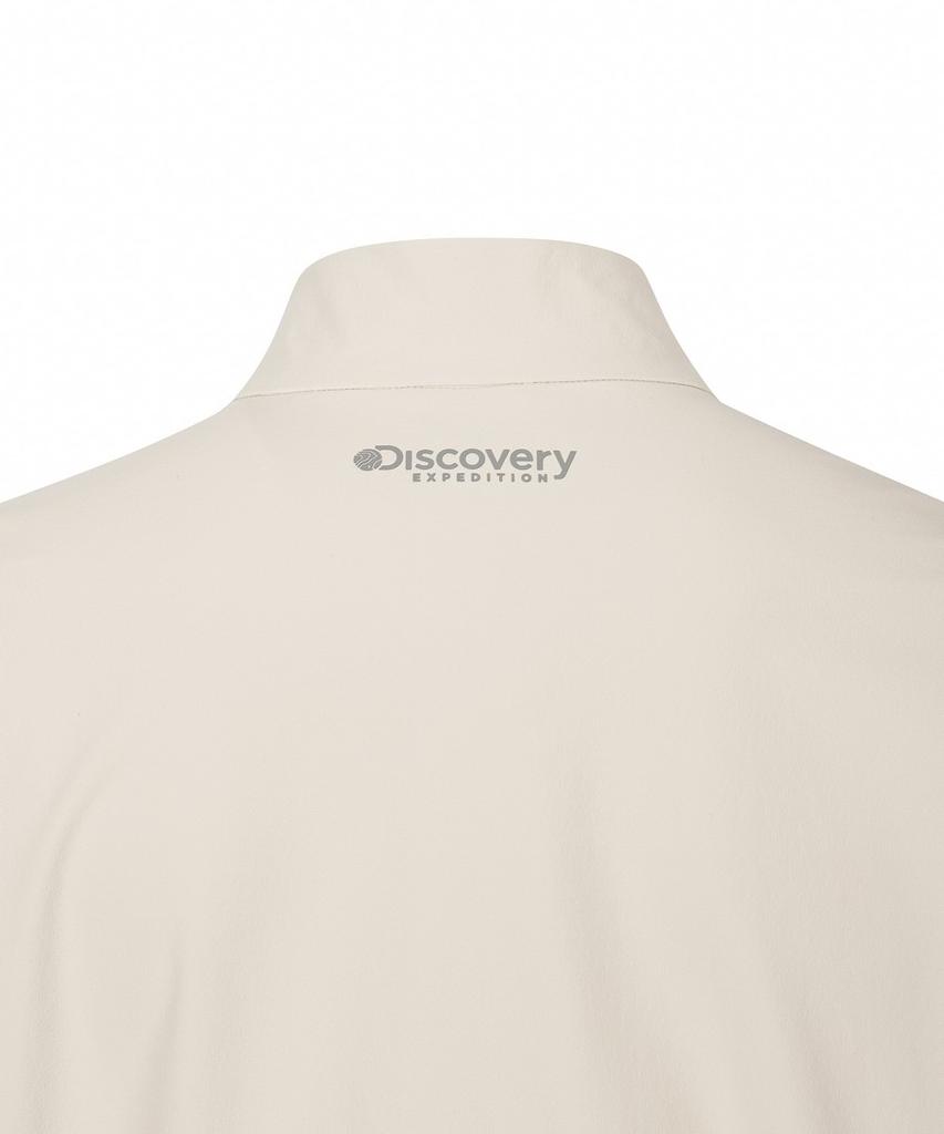 Мужская мягкаяshell-куртка Discovery Expedition Essential с высоким воротником (слоновая кость)