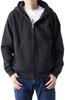 Thick Super Size XL T-Shirt.ST Men's 15.6oz Fleece-Lined Zip-Up Hoodie, Black,