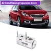 Clear 1 PCS 1623219680 Car AC Air Conditioning Expansion Valve Silver Metal For 208 2008