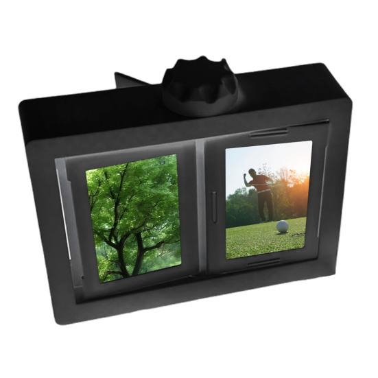 Вращающийся держатель для фотографий, настольный перелистываемый фотоальбом, держатель на 12 карточек, вращающиеся и перелистываемые страницы, держатель для фотографий, подарок на день рождения для друзей и семьи