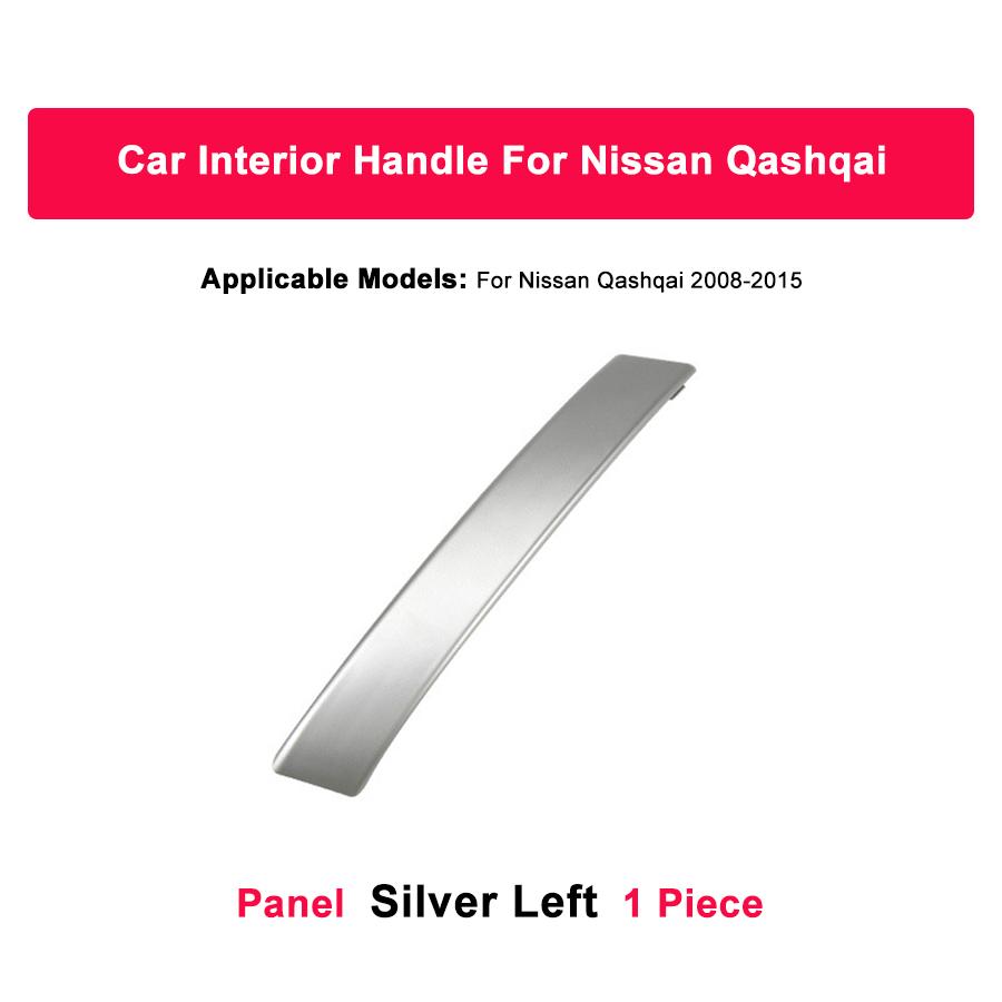Car Door Handles Cover Silver Handle Shell Replacement Interior Parts 80945-JE50A 80944-JE50A for Nissan Qashqai J10