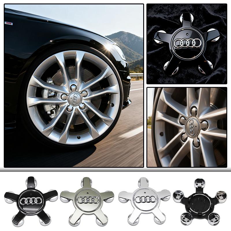 qaz18 Big Wheel Center Cap Hub Covers Badge For qaz18 8R0601165 4F0601165N A3 A4 A5 S6 A4L A6L A8L Q5 Car Goods
