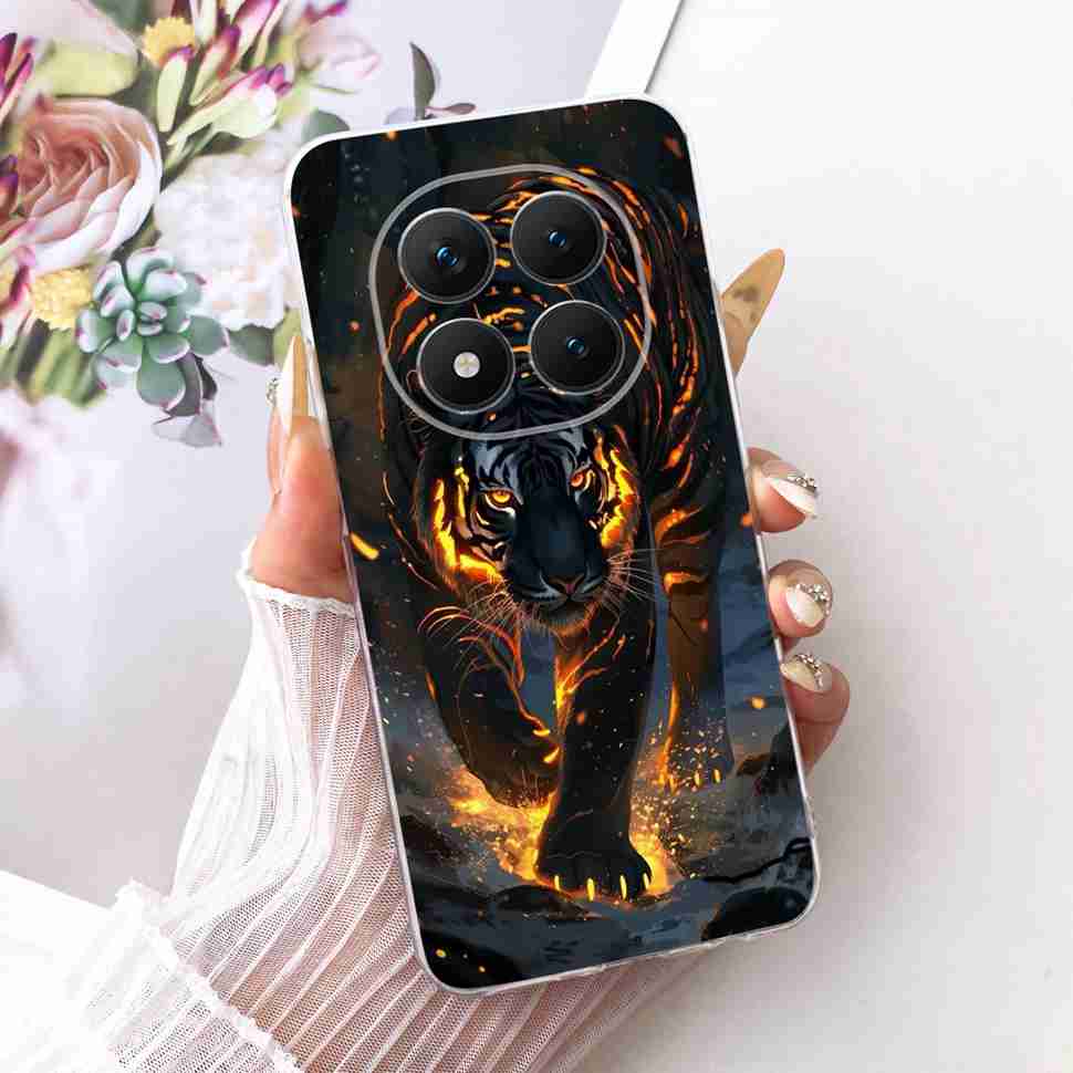 Для Xiaomi Redmi Note 15 Pro Plus ProPlus 5G Чехол Цветочный Мультяшный Чехол Мягкий Силиконовый Чехол Для Redmi Note 15 Pro+ Чехол