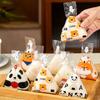 100Pcs Disposable Rice Ball Wrapper Cartoon Pattern Sushi Bag Business
