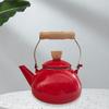 1.5L Enamel Teapot with Floral Design for Boiling Water And Tea