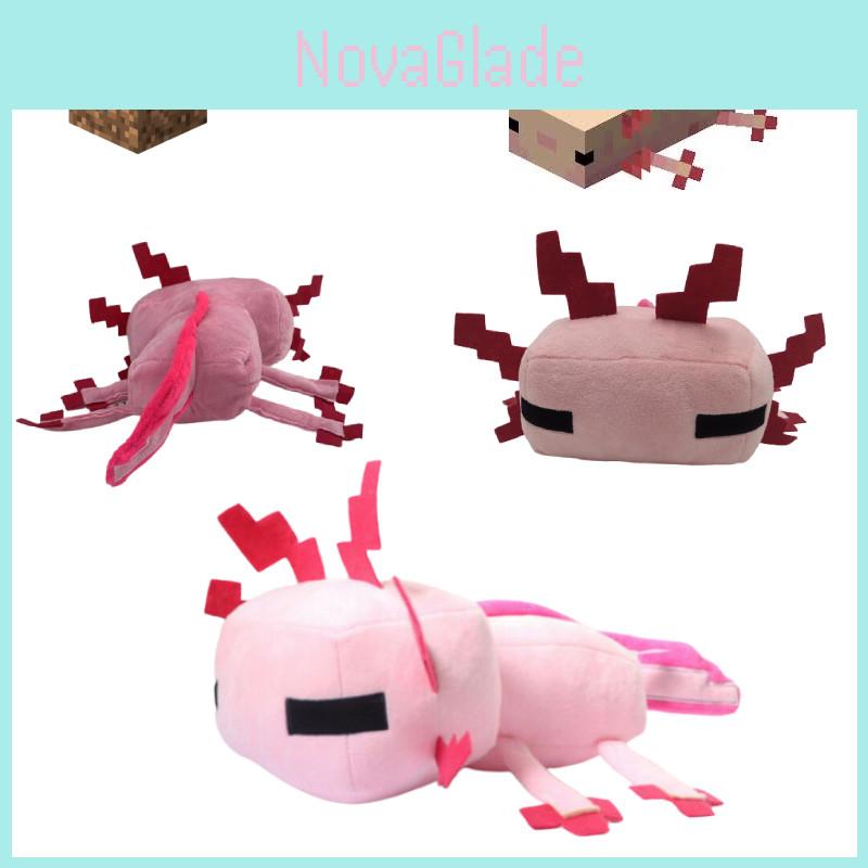 Hot Selling Axolotl Stuffed Animal Cute Cartoon Plush Toy Pink 30cm