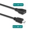 Удлинительный кабель Micro USB Type B 5-контактный "папа" - "мама", провод питания, кабель для зарядки, полный набор контактов, аксессуары