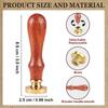 1pc Wax Seal Stamp Set Sealing Wax Stamp Solid Brass Heads with Wood Handles for Envelopes Invitations Gift Card Hummingbird 83x22mm