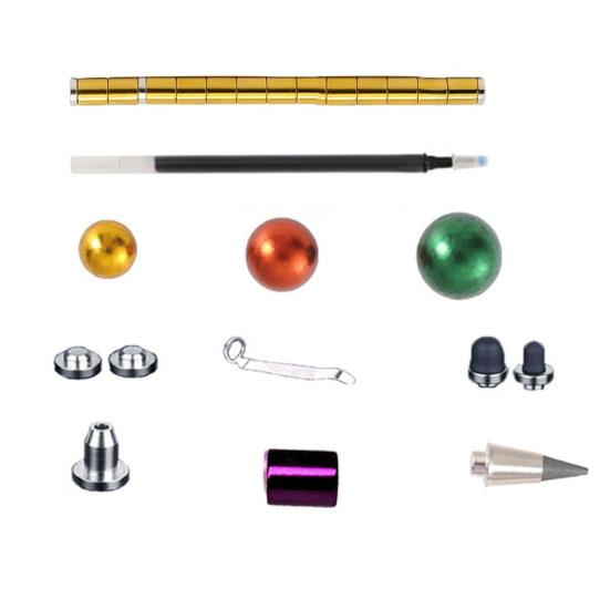 Magnetic Fidget Pen Decompression Magnet Metal Writing Toy Easy To Use Stress Relief Deformable Writing Pen Kids Toy