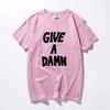 Футболка "Give A Damn", как носит Алекс Тернер, Премиум Хлопок, Музыкальный Топ, Camisetas Hombre, Модная Футболка с Короткими Рукавами