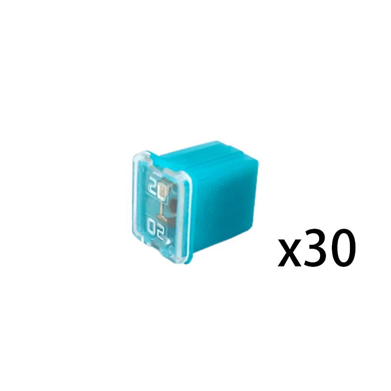 30 шт. Автомобильный предохранитель Jcase 20A 30A 40A 50A 60A Высокий/Стандартный Низкопрофильный Форма Коробки Jcase Лопастной Предохранитель для Внедорожника Прицепа Пикапа