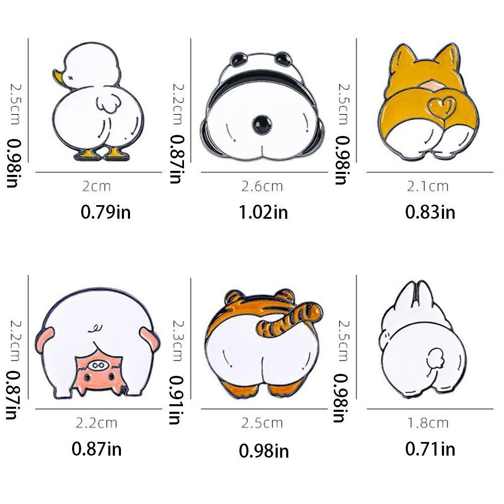 Брошь в виде панды из цинкового сплава с изображением животных, милых детей