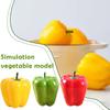 Simulated Colorful Pepper Model Replica Realistic Vegetable Accessorie Chili Arrangement Fake D N3A7