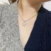 Новый Винтажный 100% Чистое Серебро 925 Пробы Кулон Матовый Форма Маленьких Цветов Ожерелья Для Женщин Роскошные Свадебные Украшения