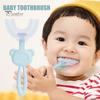 Здоровая U-образная противоскользящая зубная щетка для детей, мягкая щетка для ухода за полостью рта на 360 градусов для новорожденных