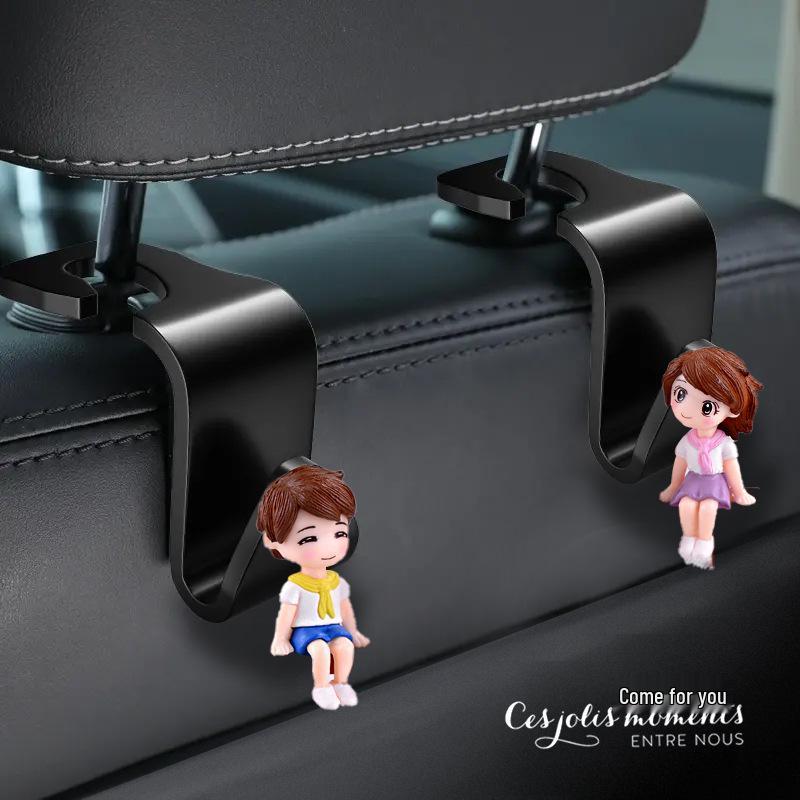 Милые 3D Мультяшные Крючки на Спинку Автомобильного Сиденья - Коллекция для Пары