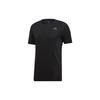 Breathable Logo Short Sleeve T-Shirt Men Tops Black DQ1846