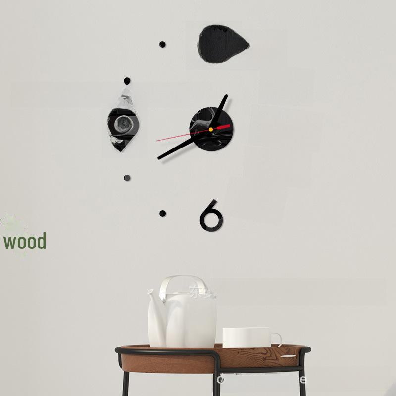 3D Luminous Acrylic Quartz DIY Silent Wall Clock for Living Rooms