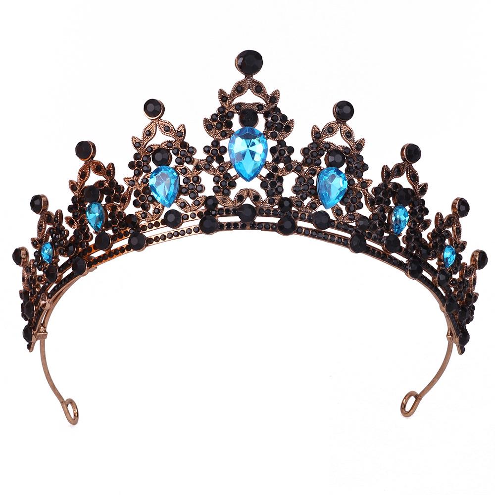 Королевская хрустальная барочная корона-ободок для невесты или дня рождения