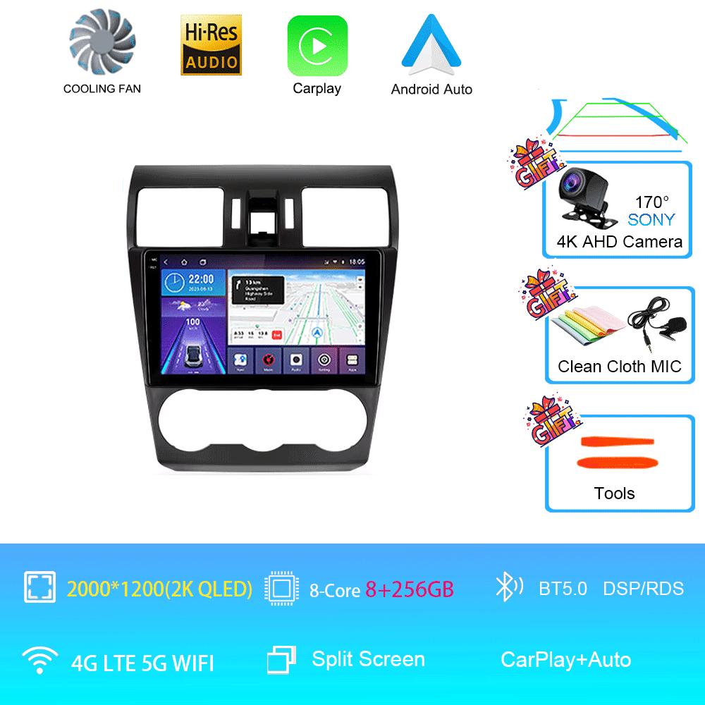 Автомагнитола Android 14 Стерео Для Subaru Forester XV WRX 2012- 2015 Для Impreza Мультимедийный Видеоплеер Навигация GPS Головное Устройство