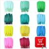 10-15CM Natural Goose Feathers for Crafts 50pcs  Jewelry Accessories Decoration Dyed Plumes Mint Green Decor Wholesale