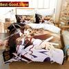 Постельное белье Sword Art Online Печатное одиночное одеяло Покрывало Пододеяльник Наволочка Наборы из 3 предметов Детский Взрослый Размер