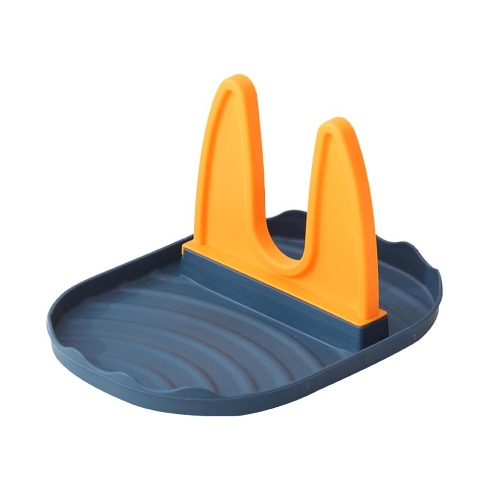 Pan Lid Holder Supports Spoons Pot Cover Rests Spatula Stand for Kitchen Convenience Utensils Tools Accessories Cooker Organizer