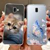 Чехол для Samsung Galaxy J6 Plus SM-J610F Милый Модный Чехол с Рисунком Сердечко Мягкий Силиконовый Чехол для Samsung J6 J600F J6+ Корпус