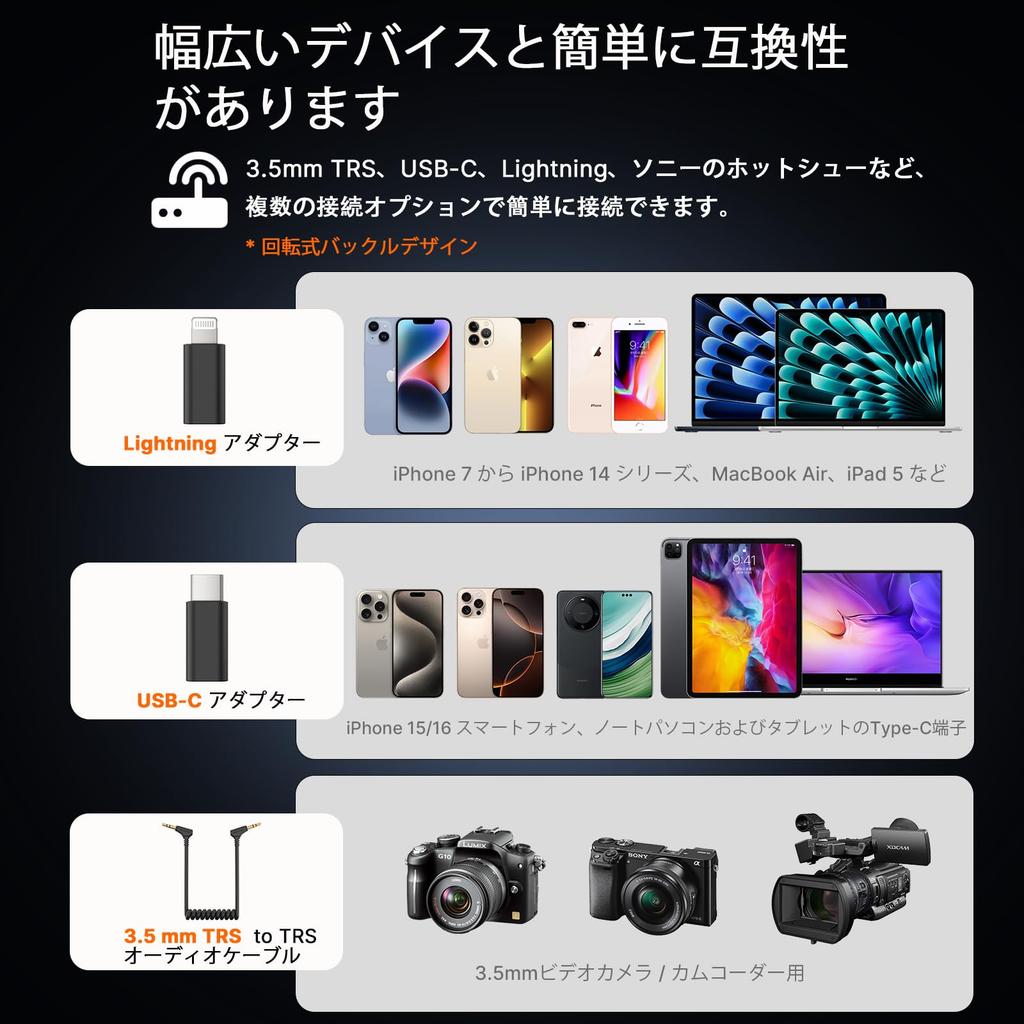 Беспроводная микрофонная система Saramonic Ultra 03 для iPhone, Android, DSLR-камер, петличный, с зажимом, Plug and Play, шумоподавление, 360° захват звука, 6 часов