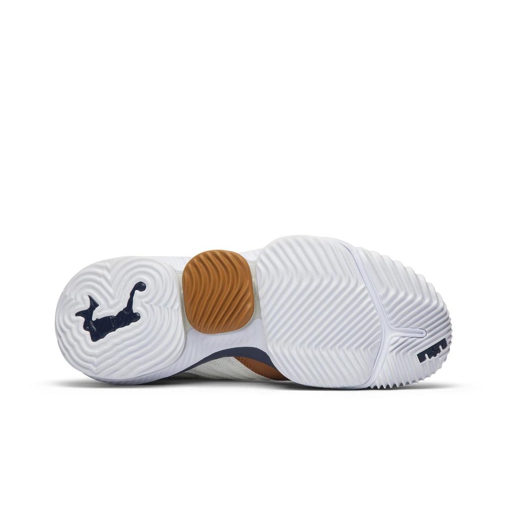 Nike LeBron 16 'Air Trainer Medicine Ball' (Unisex) White / Midnight Navy-Ginger Basketball Shoes CD7089 100