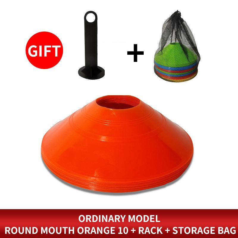 10 шт., набор конусов, футбольное тренировочное оборудование для детей, дисковые конусы, упражнения на ловкость, препятствия, избегающие спортивных тренировок, аксессуары