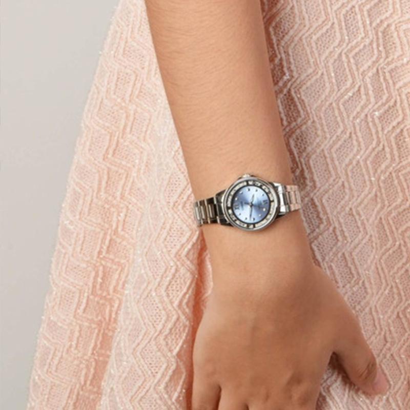 Casio Серия STANDARD в корейском стиле модные часы для интернет-знаменитостей деловой повседневный кварцевый механизм металлический ремешок японские и корейские часы женские LTP-1391D-2A2