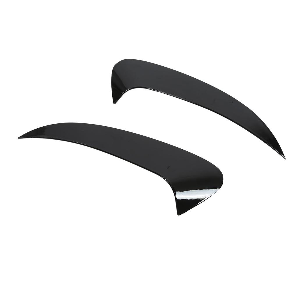 Rear Bumper Air Vent Spoiler Splitter Insert Cover Trim Glossy Black Replacement for Benz GLE Coupe C292 2015‑2019