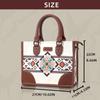 Новые наборы женских сумок в этническом стиле в стиле бохо, ретро-холщовая горизонтальная квадратная женская сумка-тоут с модным принтом, портативная женская сумка-мессенджер с кошельком