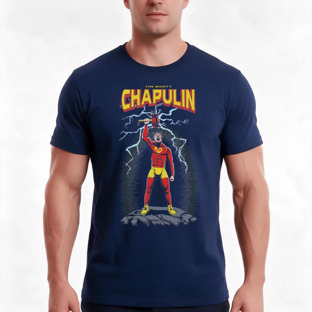 The Mighty Chapulin Tshirt Summer Casual Cotton Tee Oversized Streetwear Tops Vintage Graphic Print Loose Fit Short Sleeve