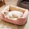 Кровать для кошек и собак Теплая утолщенная кровать для кошек Подушки для котят Домики для собак Гнездо для сна для кошек и собак Матрас для домашних животных Кровать для кошек