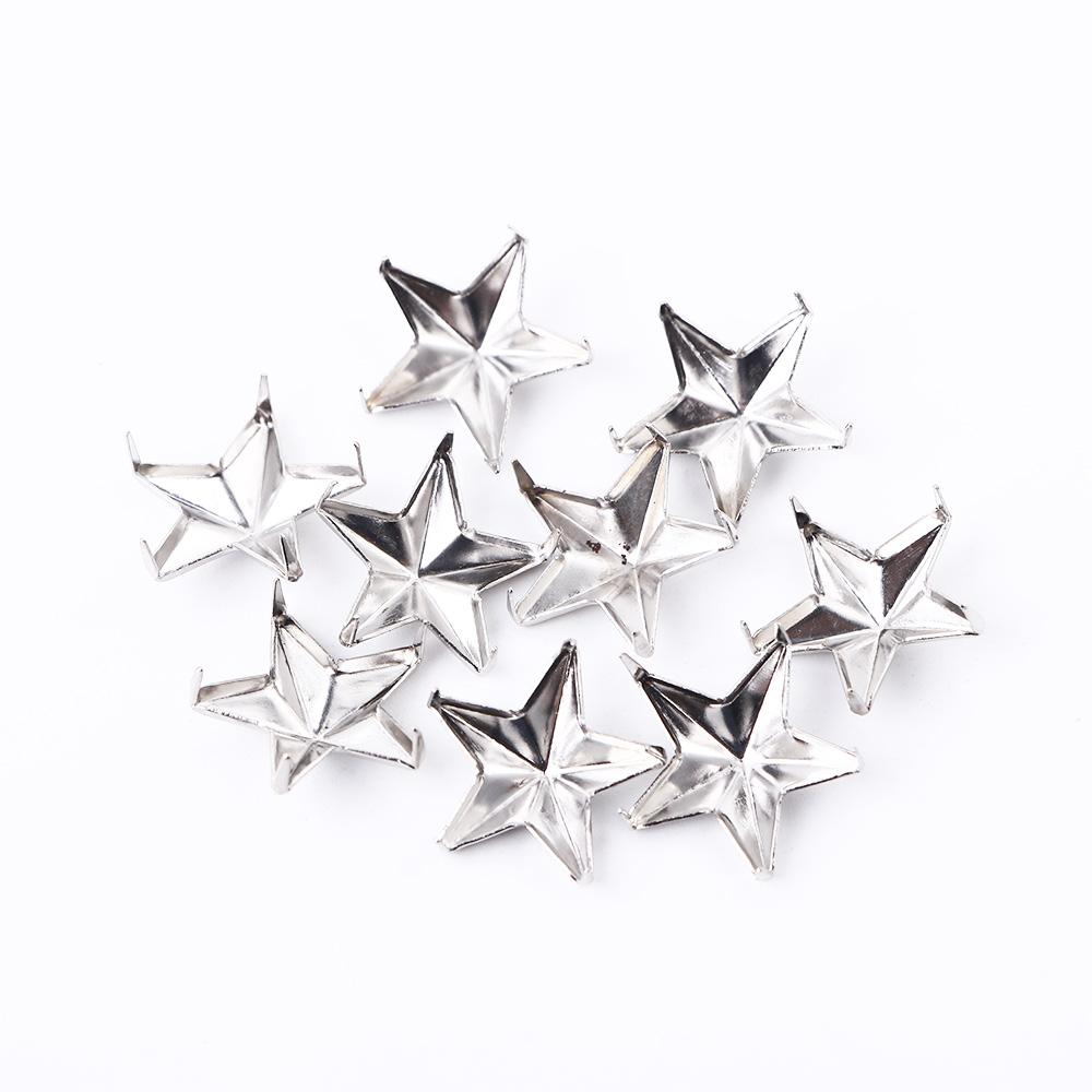 Quality Spikes Spots Nailhead Releasable Metal DIY Studs Star Rivets Sewing Decor Garment Supplies