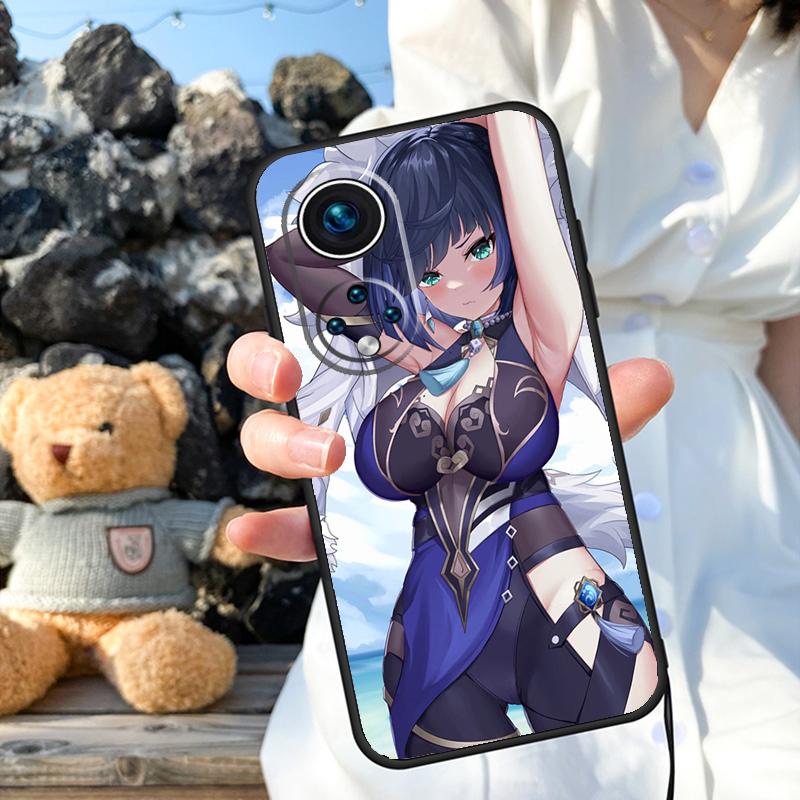 Genshin Impact Yelan Case For Honor X9b X8b X8 X9 X6a X7a X8a X9a Honor Magic 6 5 Pro 50 70 90 Lite Back Cover