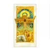 Европейская церковная художественная стеклянная пленка Пленки для витражей с изображением Иисуса Самоклеящиеся непрозрачные оконные пленки из ПВХ Наклейки для защиты конфиденциальности