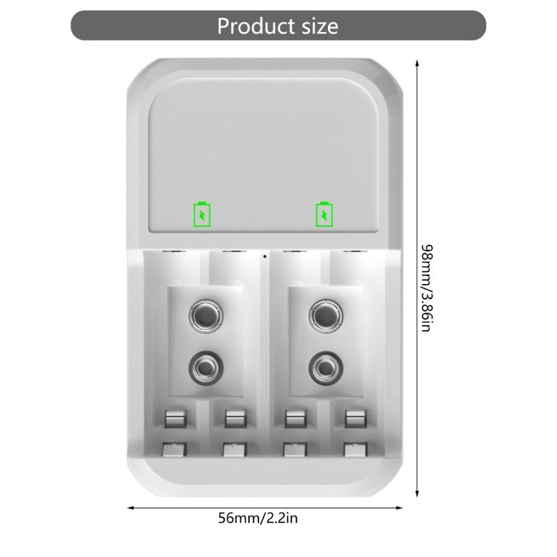 USB LED Батарея С Быстрой Зарядкой Для Перезаряжаемых Батарей ABS Дизайн Портативный