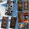 Механический чехол в стиле стимпанк с шестеренками для Honor Magic 8 Pro 5 6 7 Lite Чехол для Honor 200 400 90 70 50 X8a X8b X9a X9b X9c